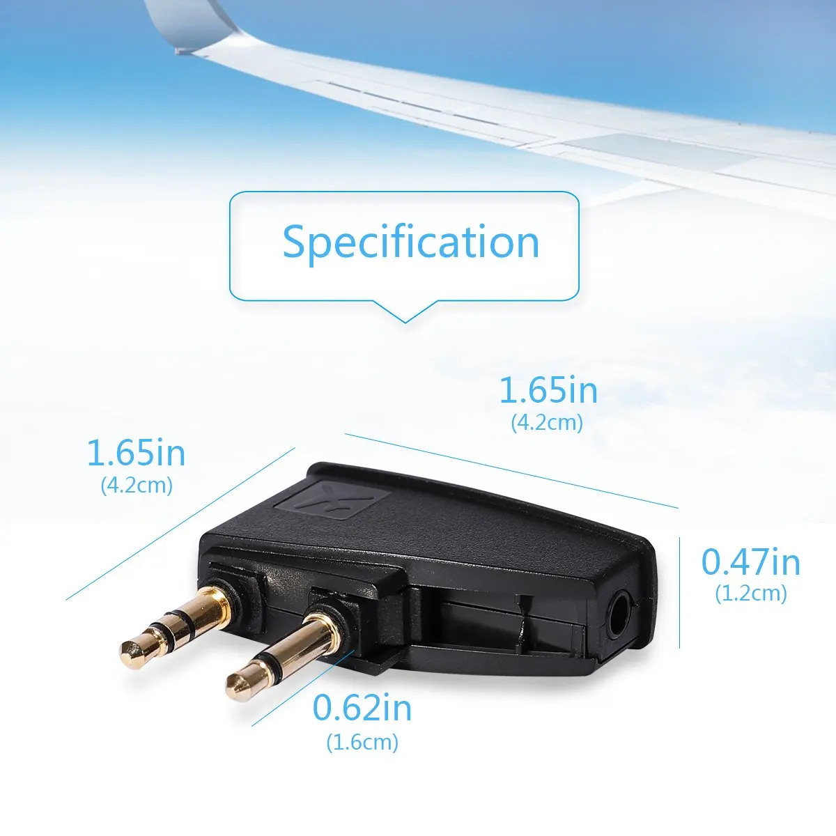 Airplane Airline Flight Stereo 3.5mm Adapter For Bose 700 NC700 QC2 QC20 QC3 QC15 QC25 QC35 OE2 OE2I AE2 AE2I AE2W Headphones