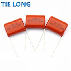 10PCS 630V105J 630V 1UF Pitch 20mm 105 1000NF CBB Polypropylene film capacitor