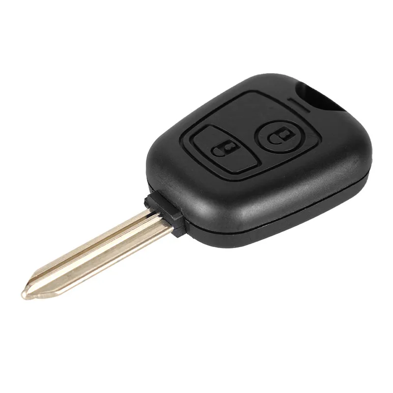 10pcs 2 Button Remote Key Flip Fob Car Key Case for Citroen C1 C2 C3 Saxo /Xsara /Picasso /Berlingo Uncut Blade Car Key Shell