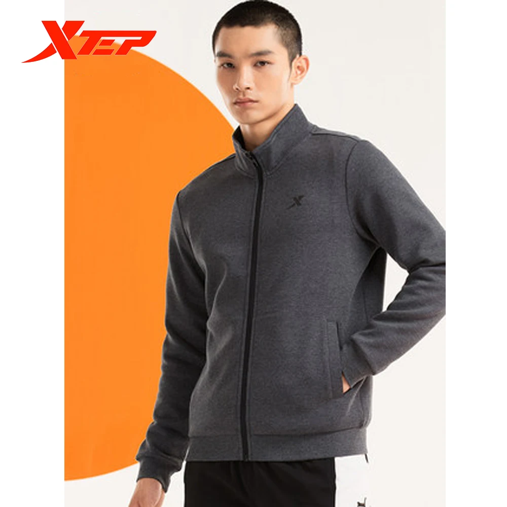 Xtep Men\'s Fashion Sports Sweater Loose Fashion Pullover Casual Casual Sports Shirt Comfortable 880329060047