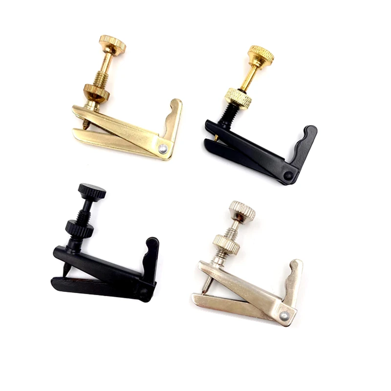 4pcs cello fine tuners 4/4  3/4  1/2  1/4  Black/ Golden/Silver cello strings Hooks adjuster tuners，Cello Parts Accessories