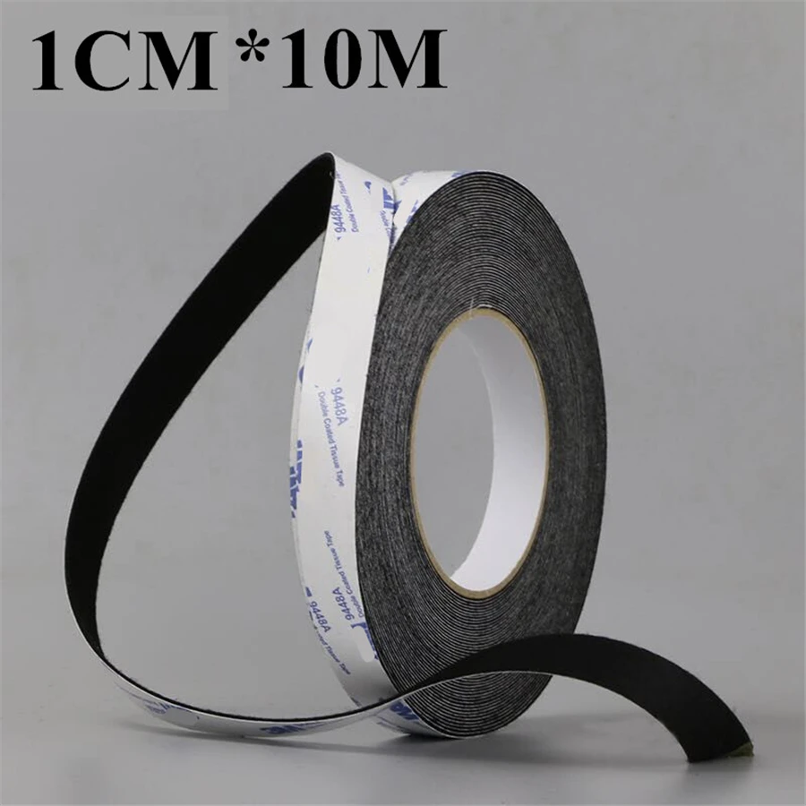 

10M Length 10mm Width soundproof Flexible Rubber Seal Strips optimized closed the door collision