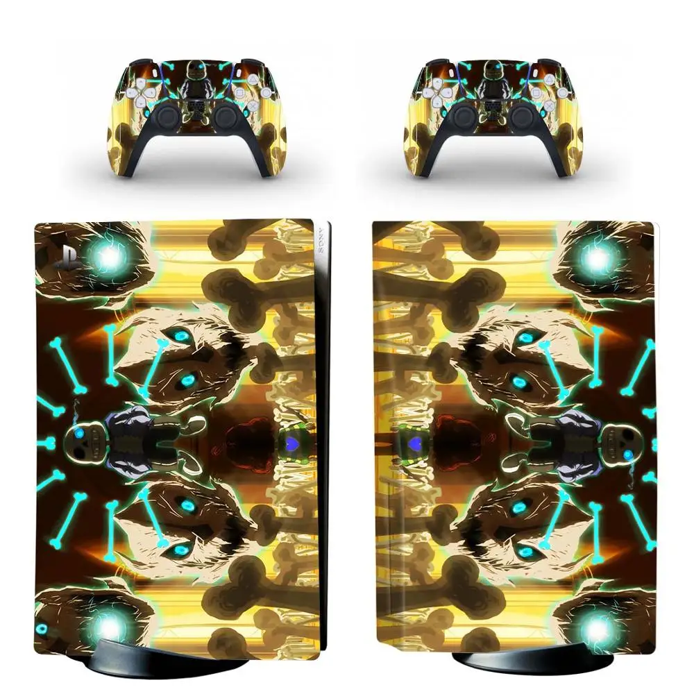 Undertale-pegatina de piel para consola PlayStation 5, pegatina de vinilo estándar para PS5, Edición de Disco