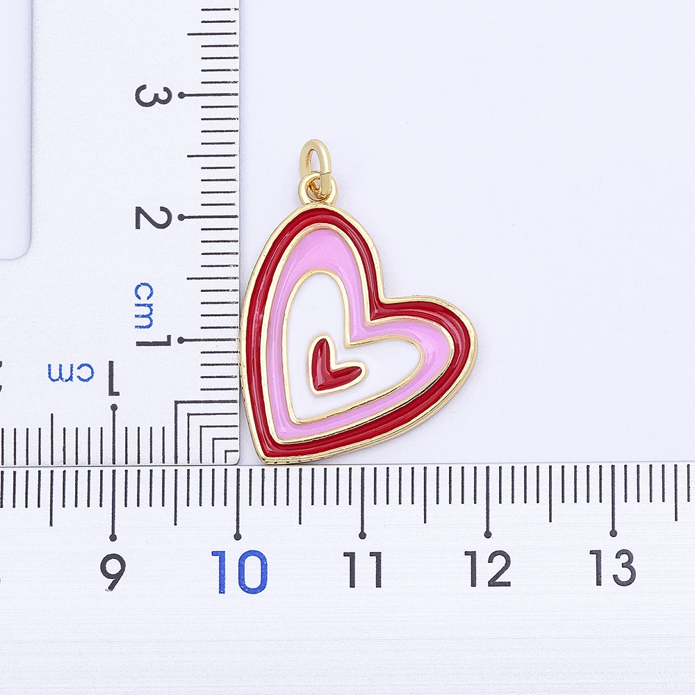 الموضة الملونة المينا القلب سلسلة بدلاية للنساء لطيف لون الحلوى الخوخ القلب قلادة المختنق مجوهرات حفلة هدية بالجملة