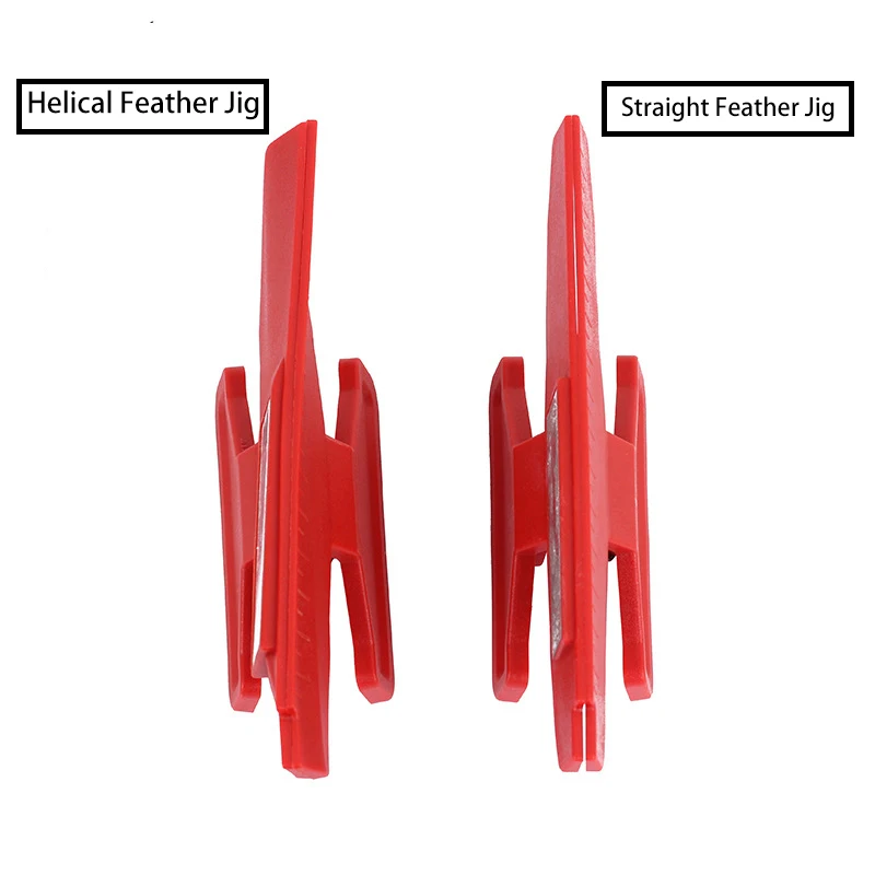 Archery Arrow Fletching Jig Straight Feather/Helical Feather Jig   For Bow Arrow DIY Arrow Vanes Feathers Fletching Sticky Jig