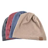 Fashion Bonnet Hat For Men And Women Autumn Knitted Solid Color Skullies Beanies Spring Casual Soft Turban Hats Hip Hop Beanie - Image 6