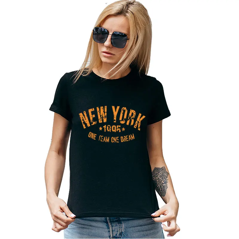 NEW YORK Letters Heat Transfer Vinyl Thermo-stickers On Clothes Black White Patch Iron-On Transfers For Clothing T-shirt Stripes