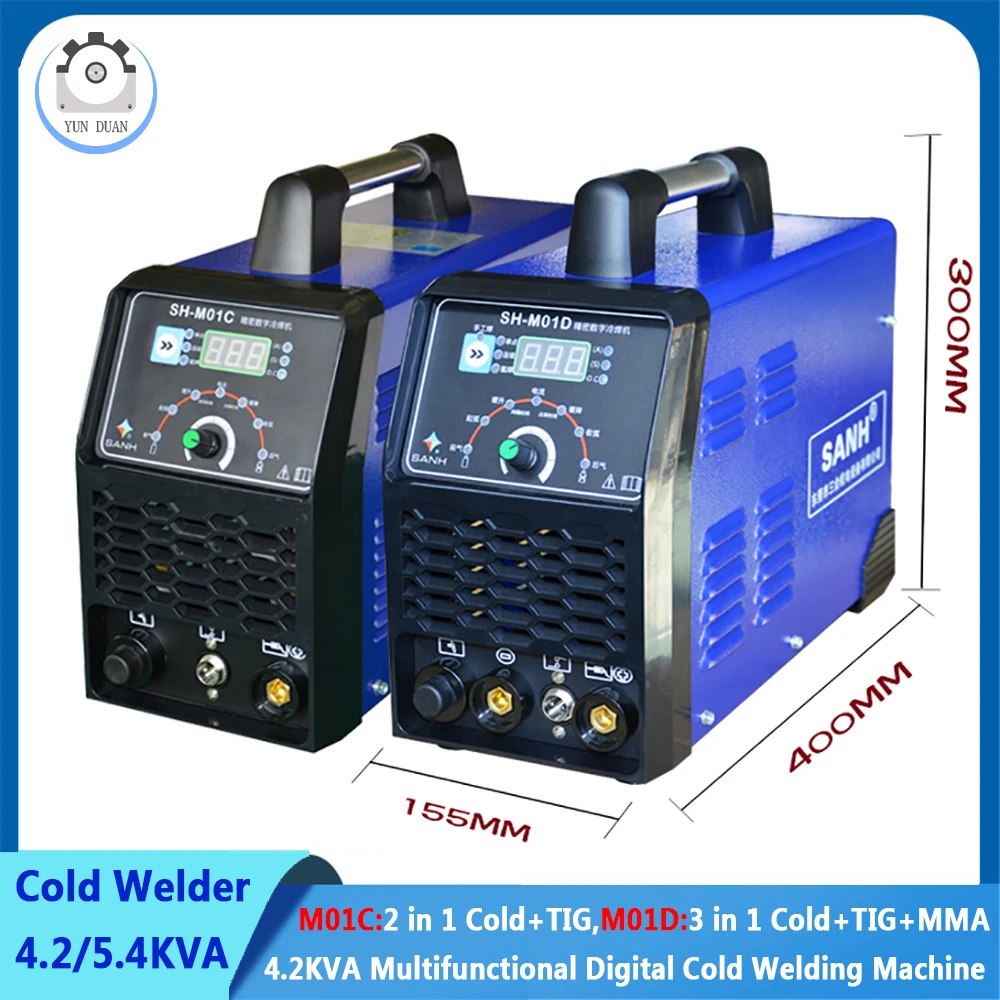 Cold Welder Argon Arc Welding Machine TIG 4.2KVA 2-4T Multifunctional Spot Welder Pulse Laser Repair Cold Welding Machine 3 in 1