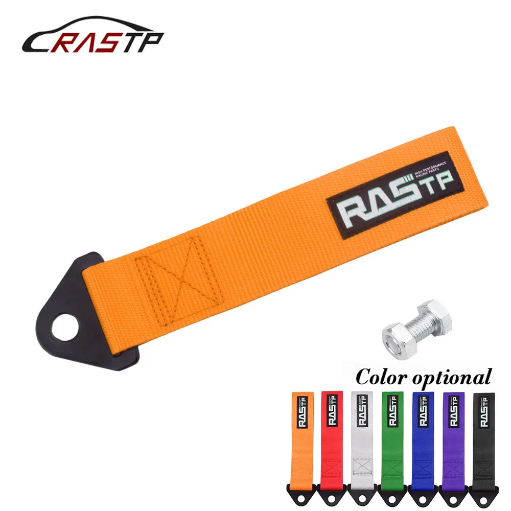 RASTP-Towing Rope High Strength Nylon trailer Tow Ropes Racing Car Universal Tow Eye Strap Tow Strap Bumper Trailer RS-TD001