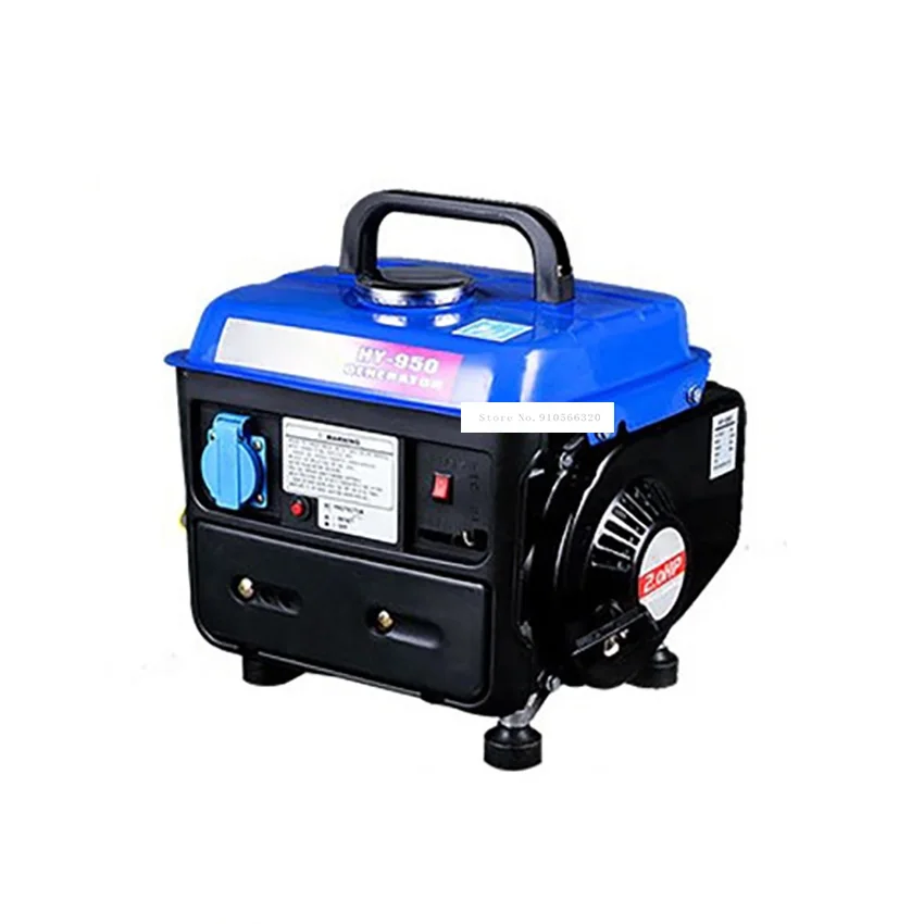 

HY-950 High Quality Hand Pull Low Noise Mini Gasoline Engine Generator Liquefied Gas Natural Gas Fuel Tank 4.2L 650W 220V 50HZ