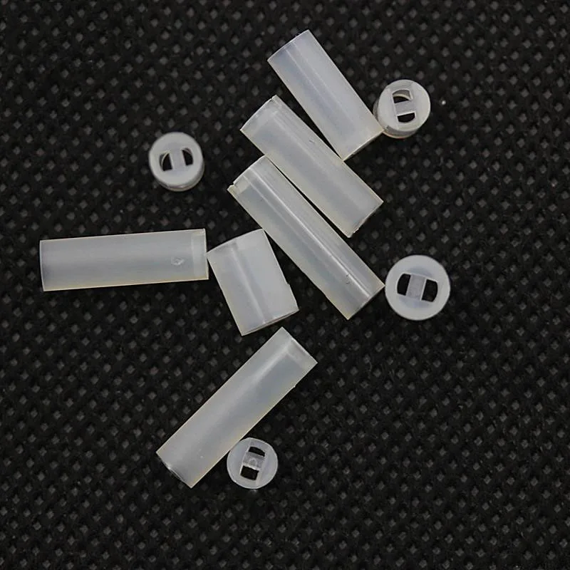 Suporte de tubo de led de 3mm/5mm, coluna de isolamento de led/coluna espaçadora, conector de suporte de lâmpada de led plástico