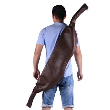 伝統的な弓用のアーチェリーバッグ,長い弓用のケース,革製のショルダーバッグ,矢型ホルダー,狩猟用,長さ47インチ120cm