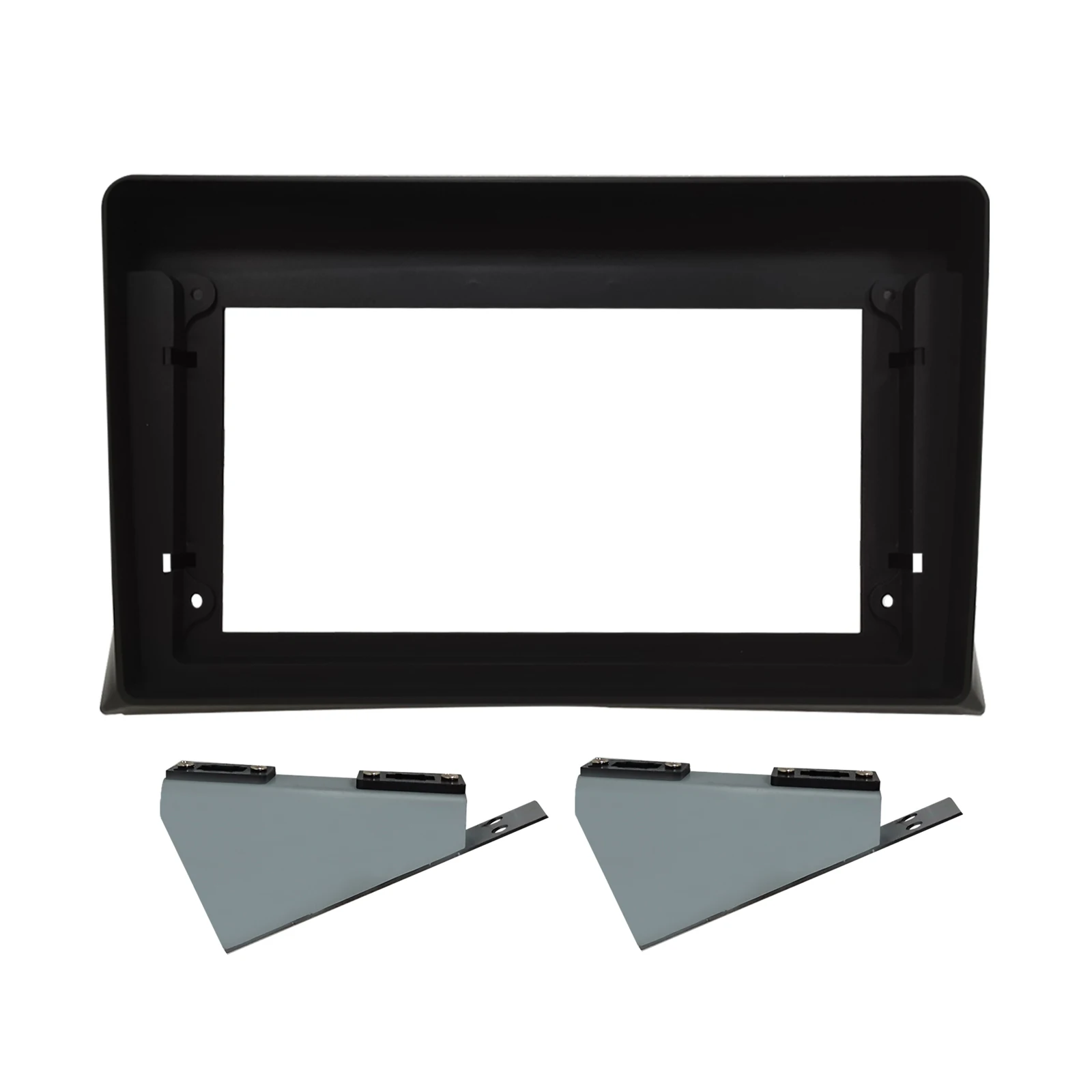 2Din Car DVD Frame Audio Fitting Adaptor Dash Trim Facia Panel 9inch For Volkswagen Multivan T5 2003-2015 Double  Radio Player