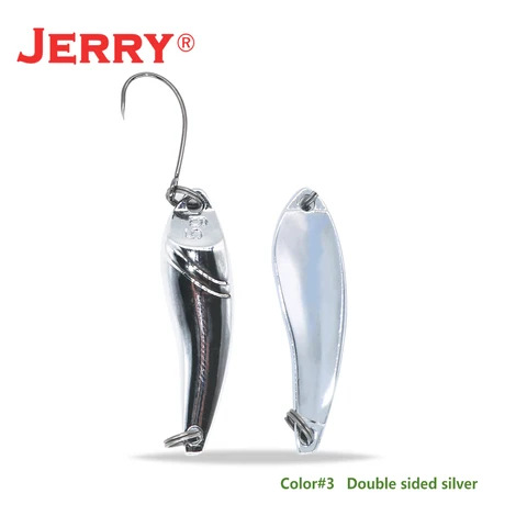 Jerry3g 5g Micro Spoon Spinner Baubles Casting Jigging Приманки для зимней рыбалки Вольфрам Сверхлегкий