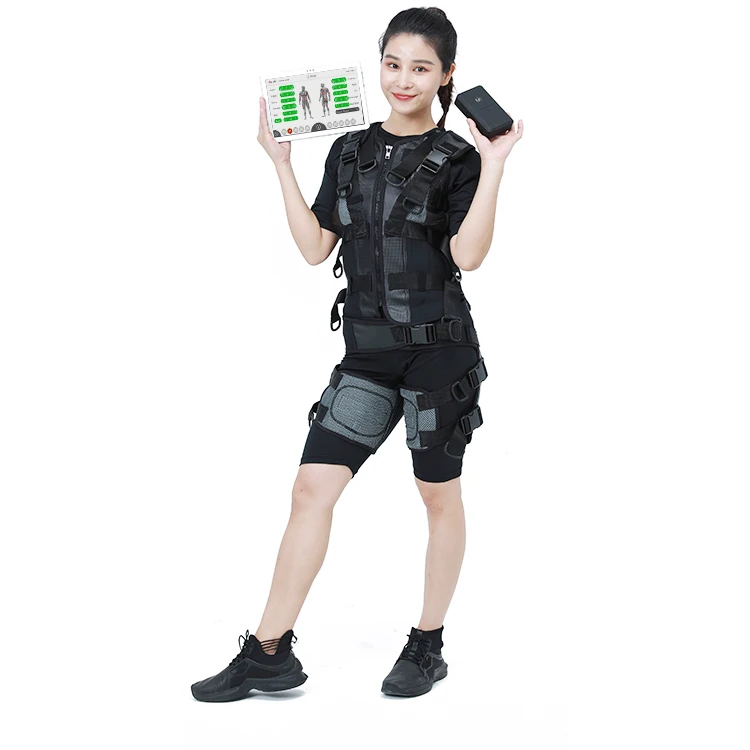 Weight Loss Muscle Workout EMS Suit Vest Machine With Energy Box For Women Or Men