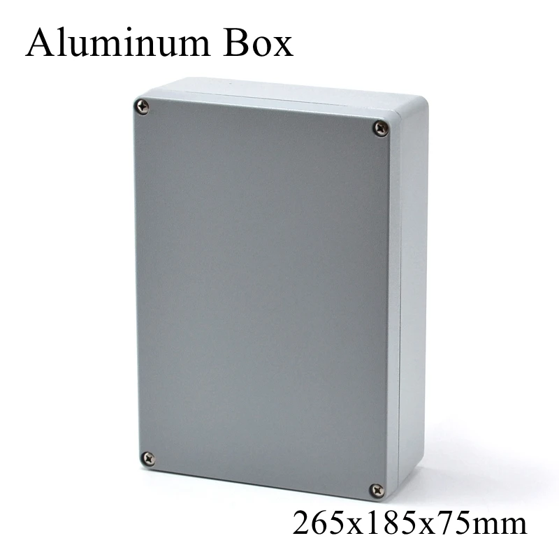 

FA65 265x185x75mm IP65 Waterproof Aluminum Junction Box Electronic Terminal Sealed Diecast Metal Enclosure Case Connector