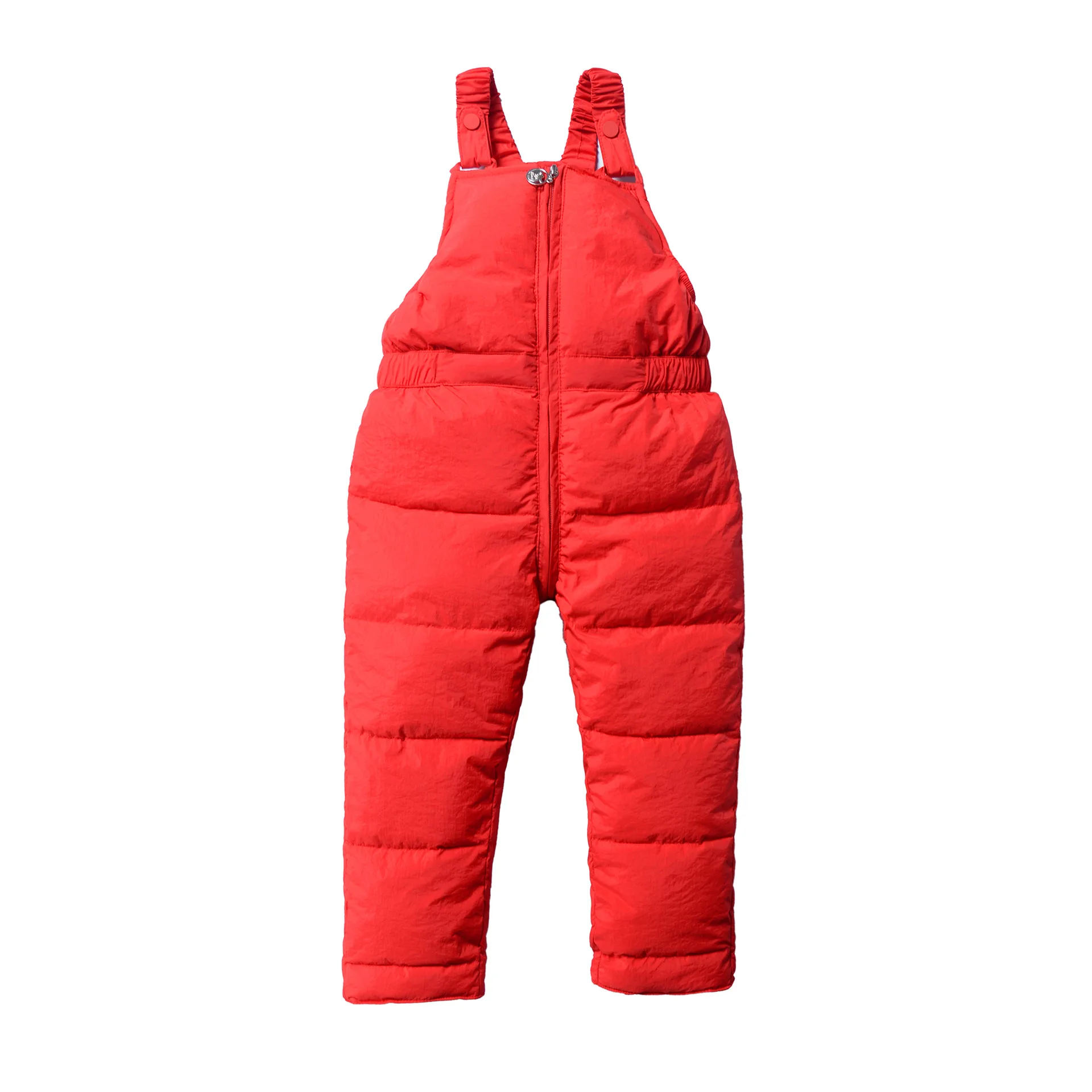 Winter Children Baby Down Pants Girls Boys Trousers Jacket Kids Baby Jumpsuit Warm Strap Pants Fashion Windproof Down Trousers