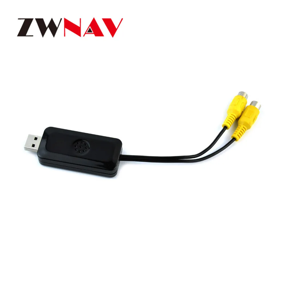 

USB to RCA Adapter for Video Output of Headrest External Converter HD Interface Radio Video to Monitor Extender AV