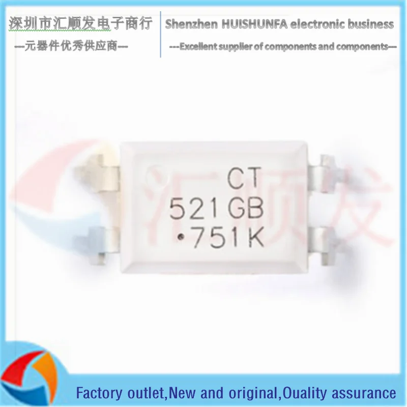 Original CT521-1GB DIP-4 compatible TLP521 phototransistor output photocoupler chip