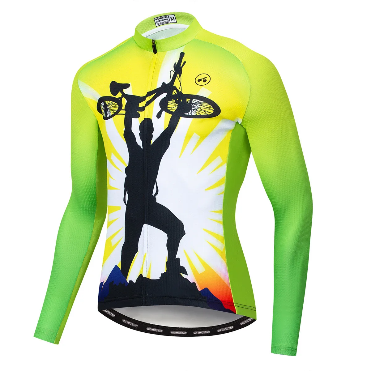 

Cycling Jerseys Men Breathable Long Sleeve Autumn/Spring Bicycle Tops Mountain Bike Jersey Quick Dry