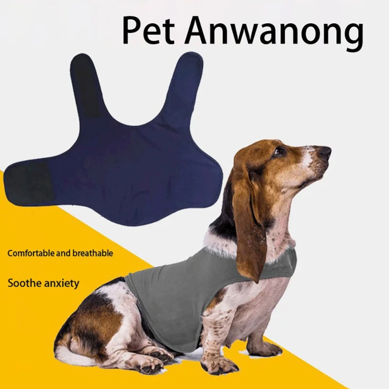 Pet Coat Anti Anxiety Dog Puppy Vest Jacket Shirt Stress Relief Calming Wrap Soft Comfortable Clothes Pet Clothing XS-XL