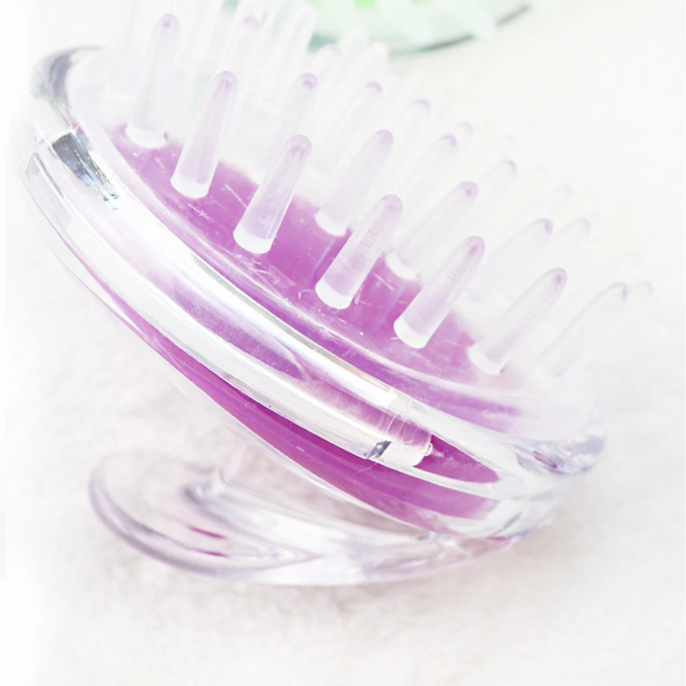 Thuis Nieuwe Siliconen Shampoo Hoofdhuid Douche Spa Haar Shampoo Siliconen Borstelkop Bad Borstel Haar Wassen Kam Scrubbers Body Cleaner