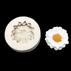 Daisy Wild Chrysanthemum Silicone Mold Sugarcraft Chocolate Cupcake Baking Mold Fondant Cake Decorating Tools