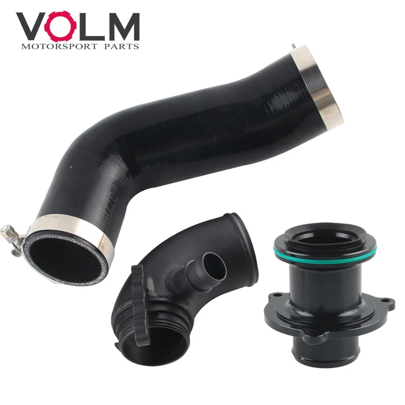 Silicone Intake Hose Pipe Turbo Inlet Elbow  Muffler Delete For VW Golf MK7 R Audi 2015+ V8 MK3 A3 S3 TT ea888 3gen engine