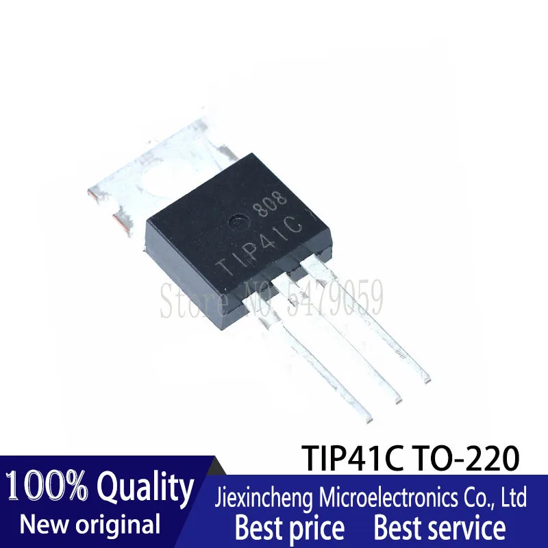 10PCS TIP31C TIP32C TIP41C TIP42C TO-220 Neue original