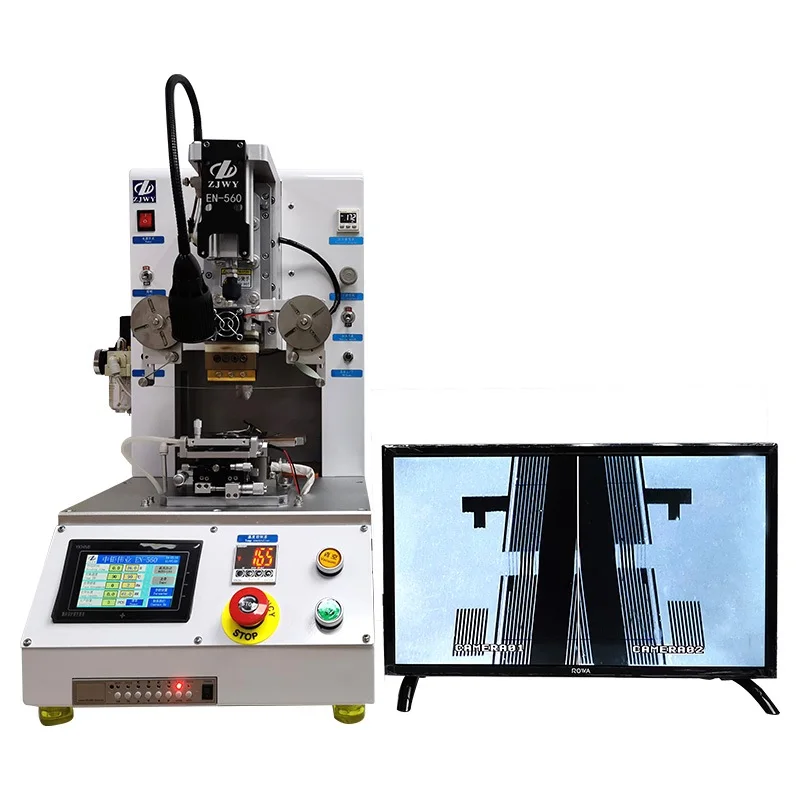 Desktop Type Constant Heating Mobile Phone TAB COG COF COP ACF LCD Repair Green Flex Cable Bonding Machine EN-560