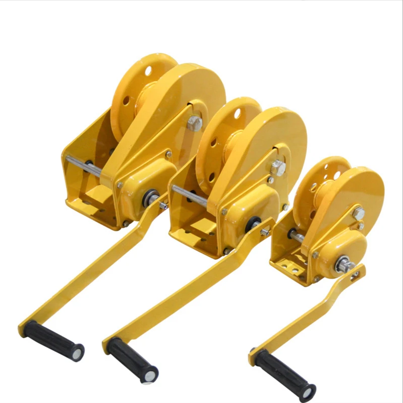 1200-2600 Hand-cranked winch, self-locking, brake-type, manual winch, domestic hand-cranked winch, traction machine, hand-cranke