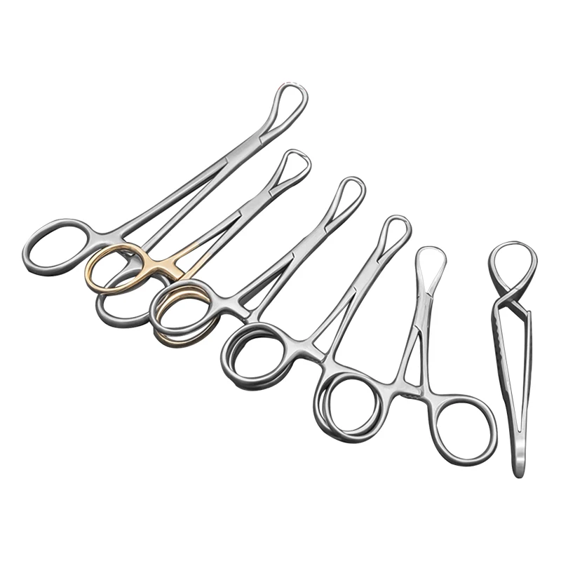 Stainless Steel Ring Closed Clamp Towel Plier9/10/11/14/16/9.5cm Eyelid Surgical Tools Surgical Towel Clamp Napkin Pliers