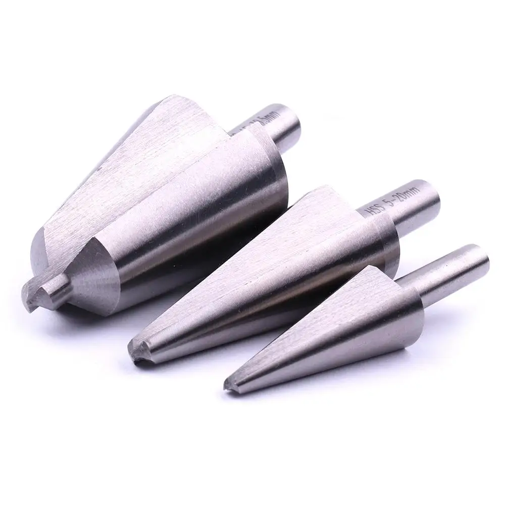 Broca cónica HSS para Chaflán de paraguas, cortador cónico de 5-20mm, 3-14mm, 1 piezas, 6MM/8MM