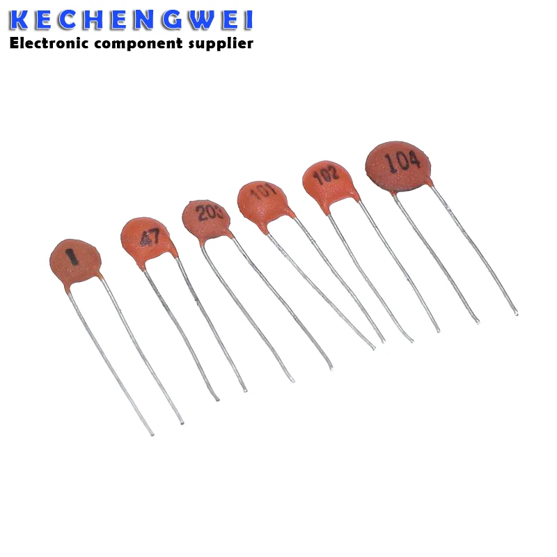 100 sztuk kondensator ceramiczny 50V 1pF ~ 100nF 0.1uF 104 4.7PF 10PF 22PF 33PF 47PF 100PF 101 220PF 221 330PF 470PF 1NF 103 47NF 473