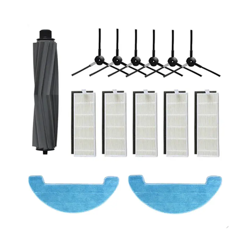 Vacuum Cleaner Side Brush Main Brush Mop Cloth HEPA Filter for DOMOOVA DRV80 Animal Robotic Vacuum Cleaner Parts