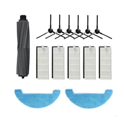 Vacuum Cleaner Side Brush Main Brush Mop Cloth HEPA Filter for DOMOOVA DRV80 Animal Robotic Vacuum Cleaner Parts