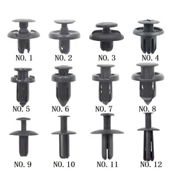 Auto Bumper Trunk Trim Panel Black Fixed Clip Plastic Screw Push Type 6mm 6.5mm 7mm 7.5mm 8mm 8.5mm 9mm 9.5mm 10mm Hole Fastener