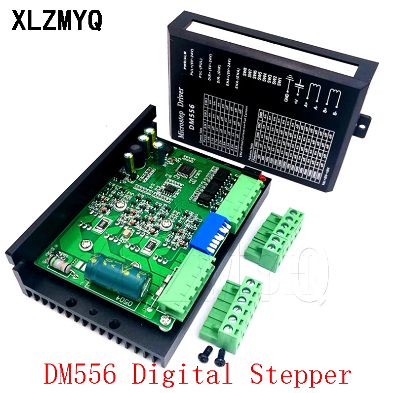 1/3/5pcs DM556 Digital Stepper motor driver 2 phase 5.6A for 57 86 stepper motor NEMA23 NEMA34 Stepper Motor Controller DM 556