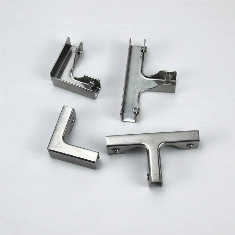 L T type right angle fixed clip cabinet combination connecting piece fish tank Glass Fixed For 5-12mm Furniture Hardware 1 Pcs