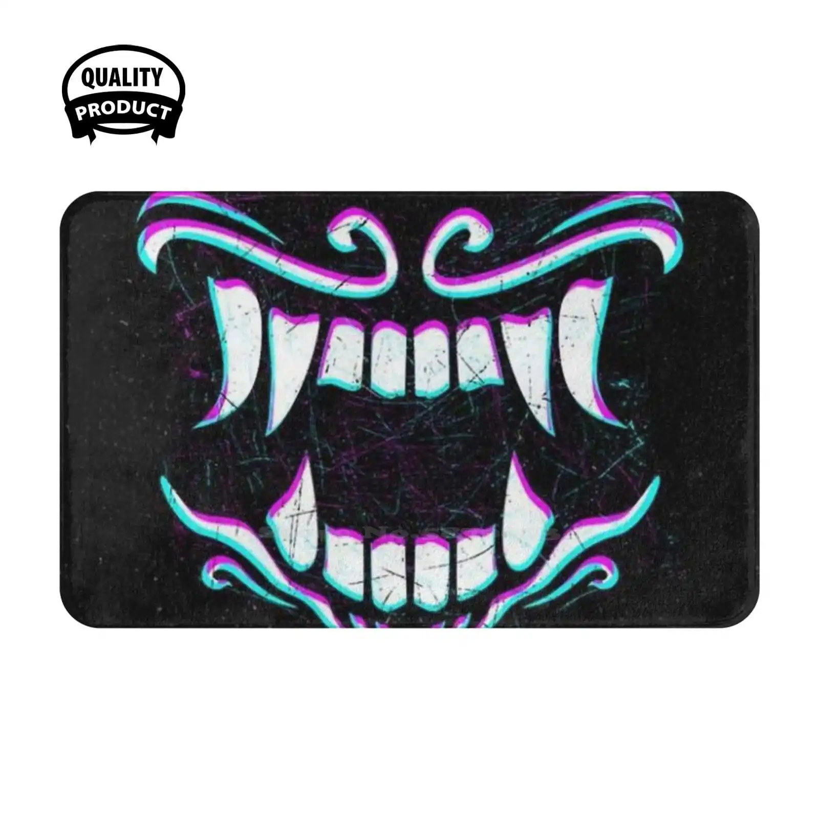 Akali'S Smile Soft Cushion Home Carpet Door Mat Car Rug Akali Midlane Kda