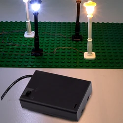 Battery box with USB Power supply port for Technology blocks and Building blocks pin LED light kit