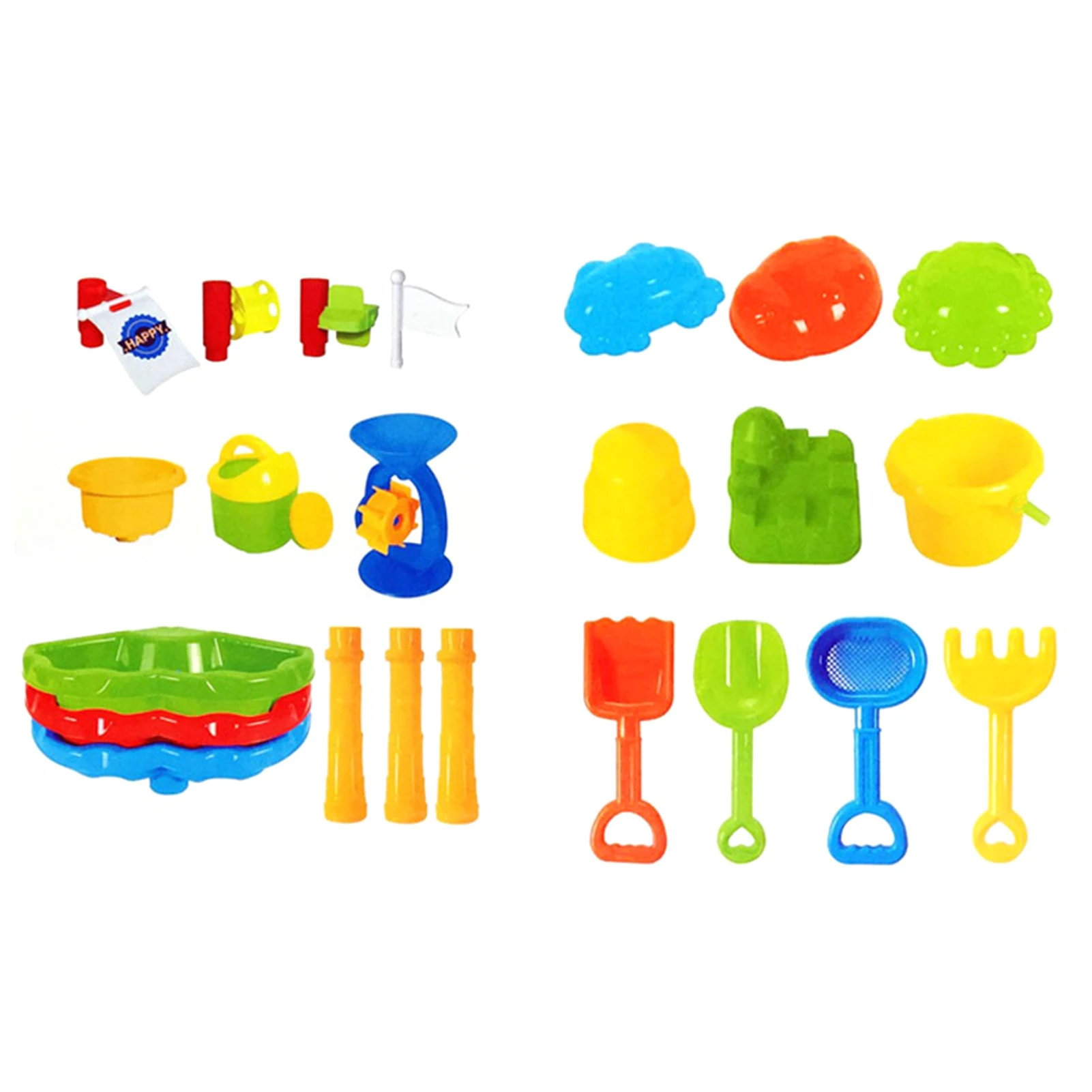 Sand Play Toy Set para crianças, Sandpit Toys, Water Table, Table de atividades, Outdoor, Verão