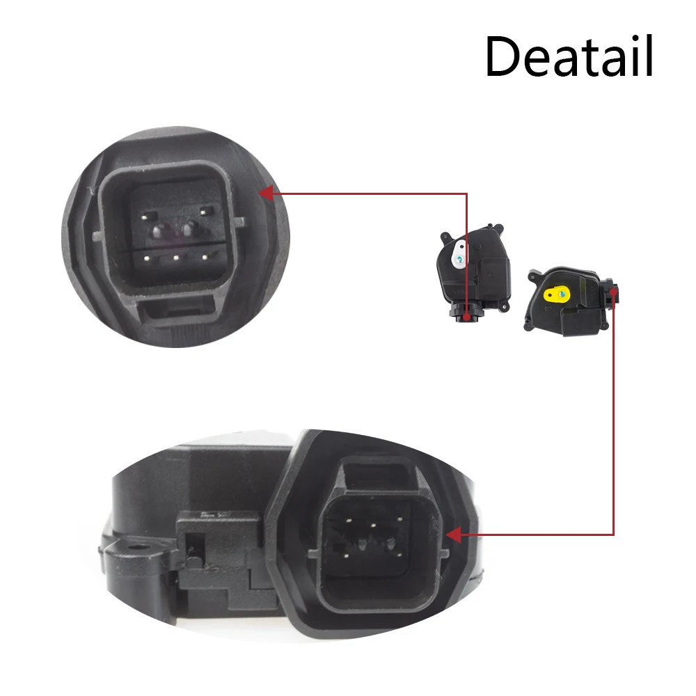 Actuador de bloqueo de puerta de coche, Motor de pestillo para Hyundai Accent Kia Rio(5) 95735-1G020, delantero, trasero, izquierdo y derecho, 2006-2011