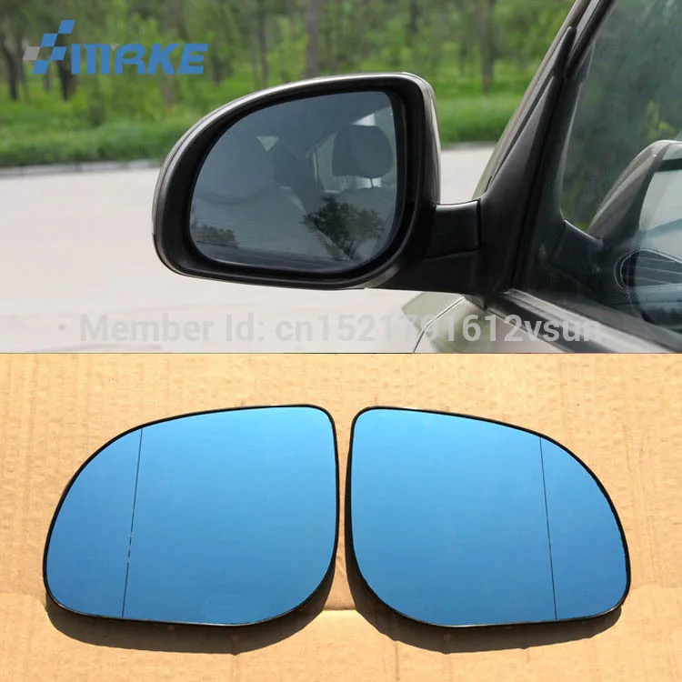 

smRKE 2Pcs For Hyundai Verna Rearview Mirror Blue Glasses Wide Angle Led Turn Signals light Power Heating