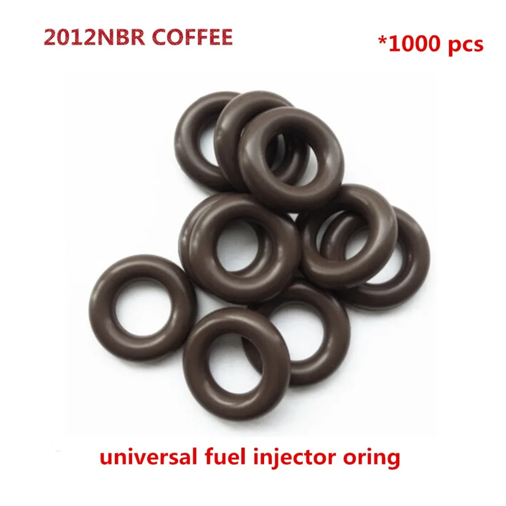 1000 pz Iniettore Universale Gomma Nitrile Butadiene (NBR) Oring Per ASNU08C /GB3-100 O-Rings Per Kit di Riparazione Iniettore di Carburante