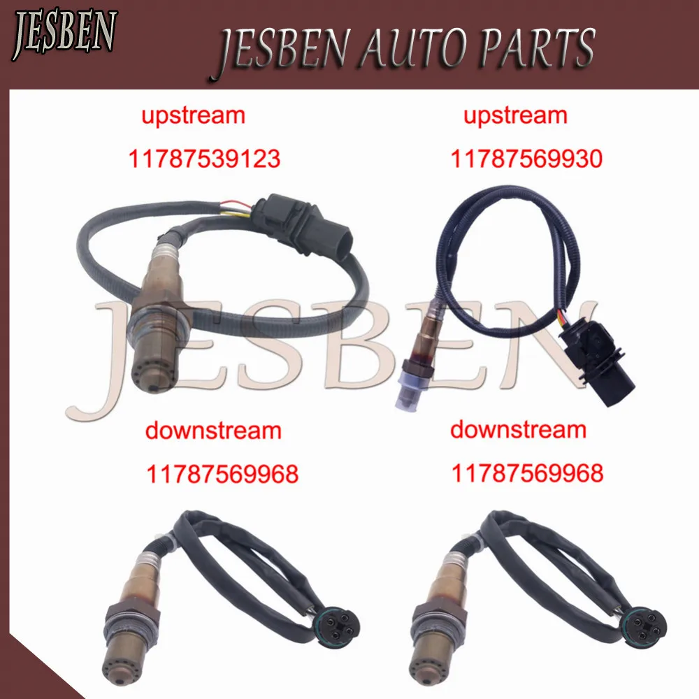 4x 11787539123 11787569930 11787569968 Front Rear Lambda Probe O2 Oxygen Sensor For BMW E81 120i E90 E92 E93 320i N43 2006-2013