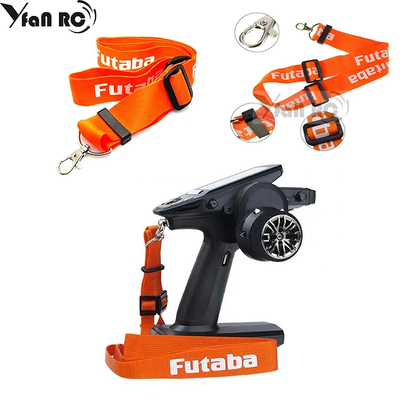 

High Quality Futaba RC Transmitter Strap Lanyard Orange NEW FUTABA Transmitter Neck Strap For F