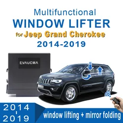 For Jeep Grand Cherokee 2014-2019 Power Window Closer + Side Mirror Folder Folding Car window regulator lift intelligent system