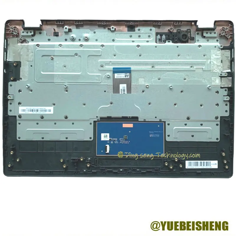 YUEBEISHENG                       New for Lenovo IdeaPad 100S-14 100S-14IBR pamlrest US keyboard upper cover Touchpad 5CB0L06251