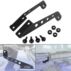 Auto Accessories Hood Mount Led Light Bar Windshield Front Mounting Brackets For Jeep Wrangler JL 2018 2019 2020